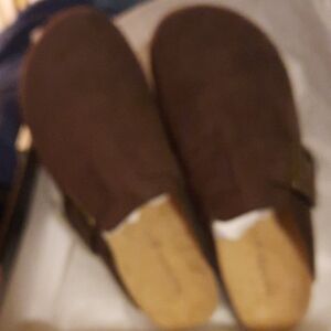 Madden Girl Dark Brown Suede Slip-On Mule